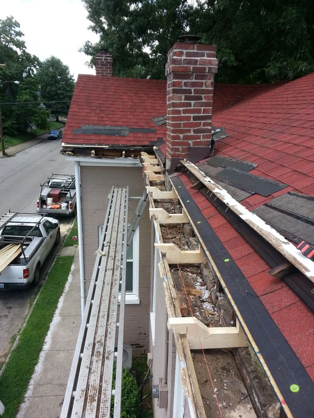 Custom Yankee Gutter Structural Work